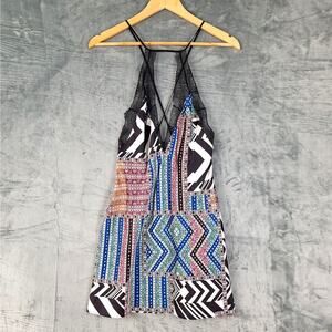 Victorias Secret Slip Dress Medium Babydoll Patchwork Coquette Fairy Satin‎ Lace